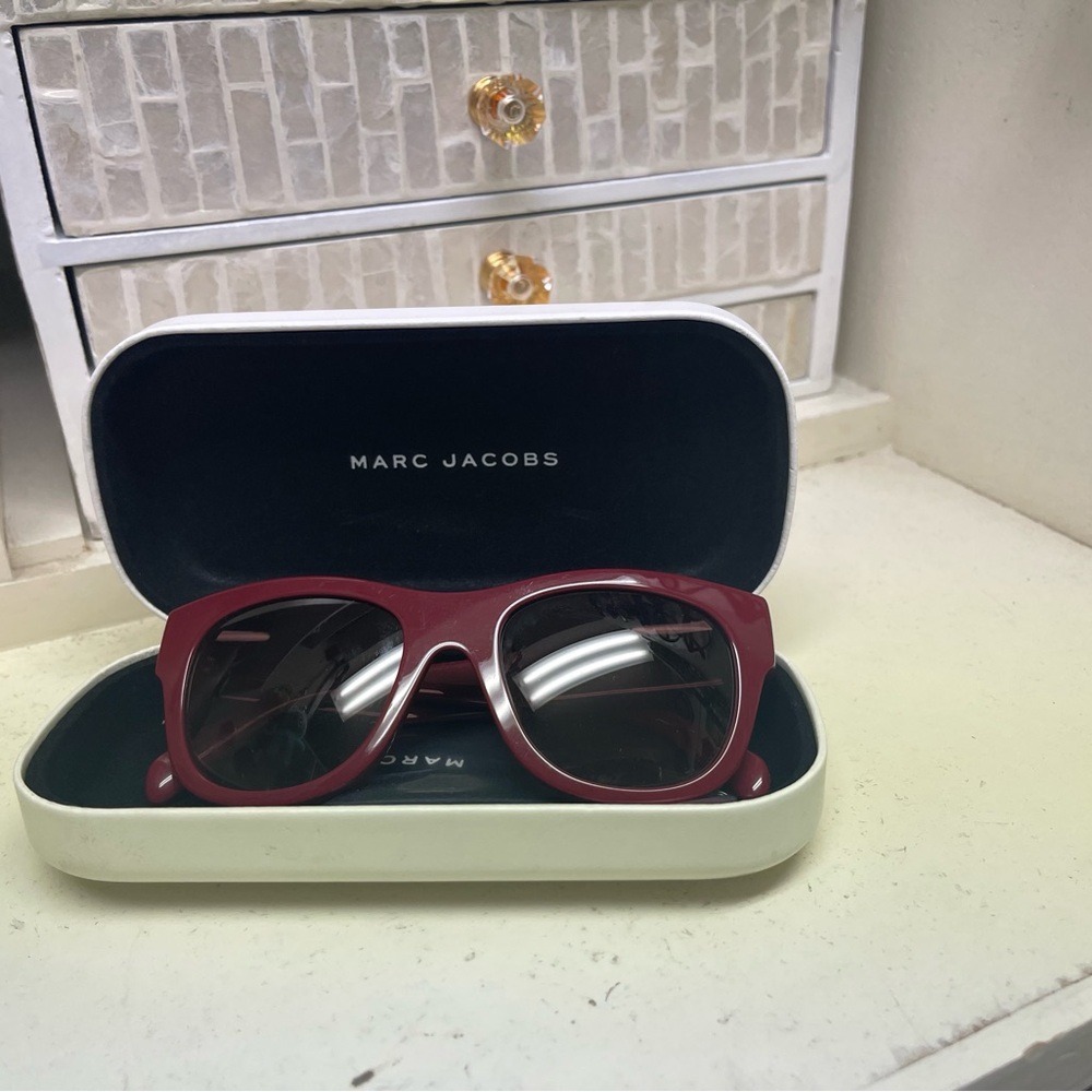 Marc Jacobs Burgundy Sunglasses